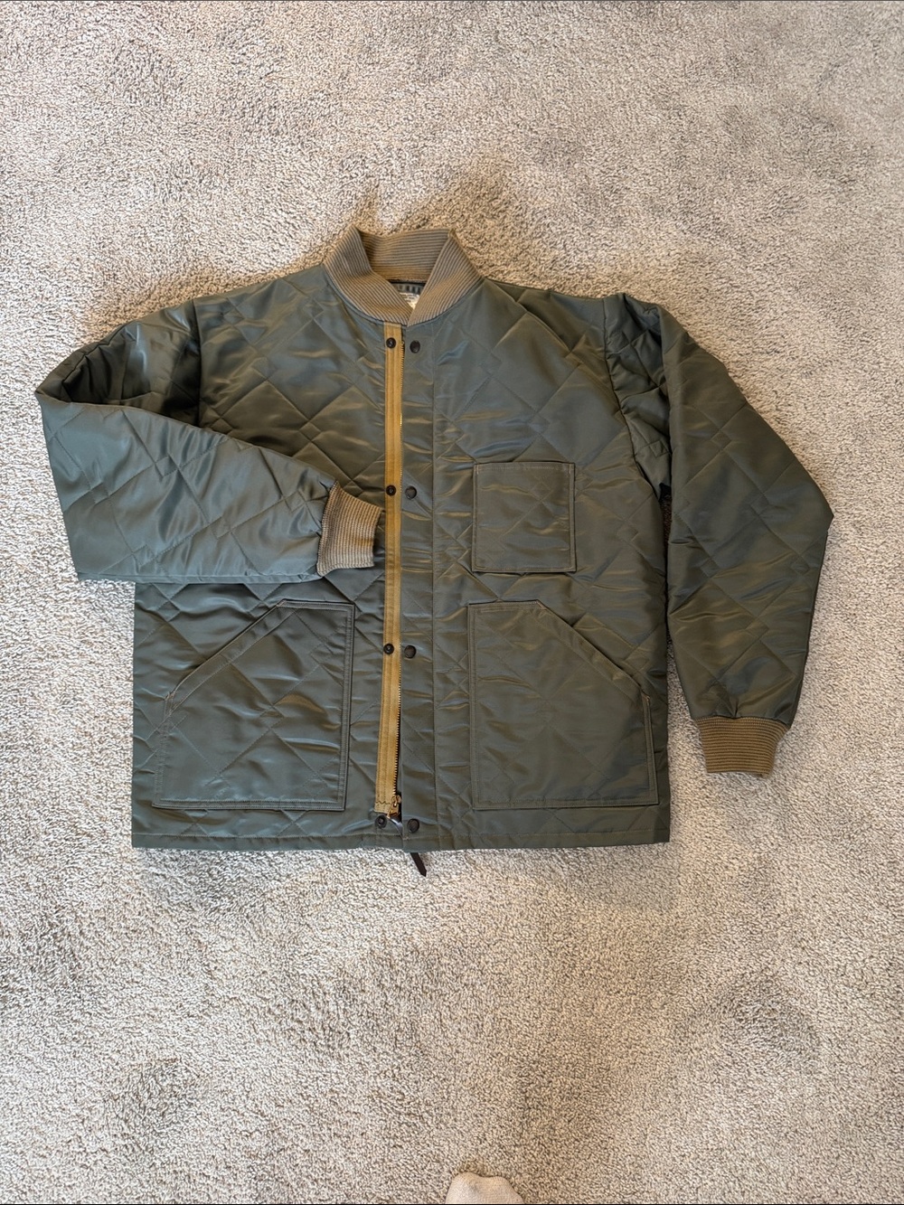 Buzz rickson- Quilted Bomber jacket